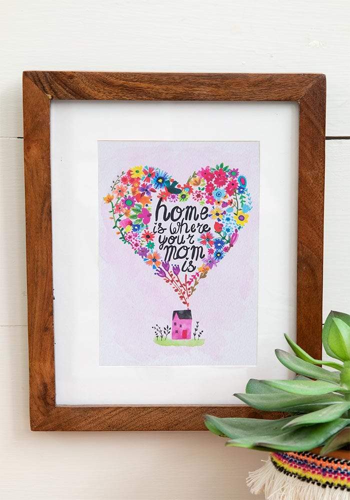 Natural Life Where Mom Is Greeting Card - Home Decorations - Big Sun Vernon