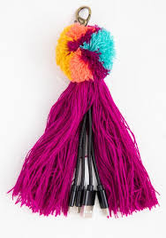 Natural Life Tassel Charging Cord - Home Decorations - Big Sun Vernon