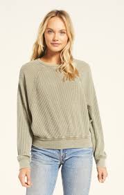 Z Supply Claire Waffle Long Sleeve - Womens Long Sleeves - Big Sun Vernon