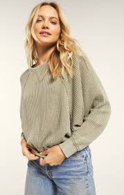 Z Supply Claire Waffle Long Sleeve - Womens Long Sleeves - Big Sun Vernon