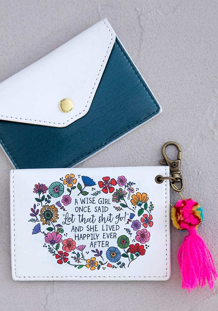 Natural Life Card Holder Wise Girl - Small Wallets - Big Sun Vernon