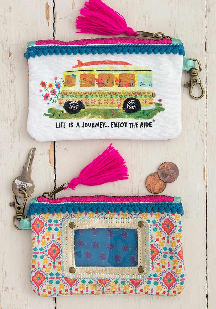 Natural Life ID Pouch Life Is A Journey - Home Decorations - Big Sun Vernon