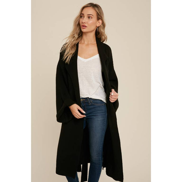 Delaney Knitted trench Coat - Womens Casual Jackets - Big Sun Vernon