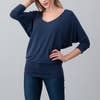 Natural Life Dolman V-Neck Sweater - Womens Long Sleeves - Big Sun Vernon