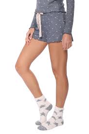 Z Supply Frills Dot Short - Womens Sleep Bottoms - Big Sun Vernon