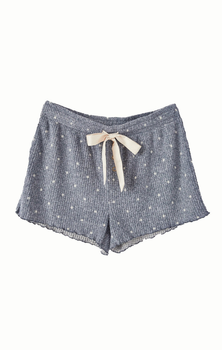 Z Supply Frills Dot Short - Womens Sleep Bottoms - Big Sun Vernon