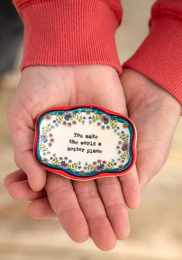 Natural Life Artisan Dish World Better Place - Home Decorations - Big Sun Vernon