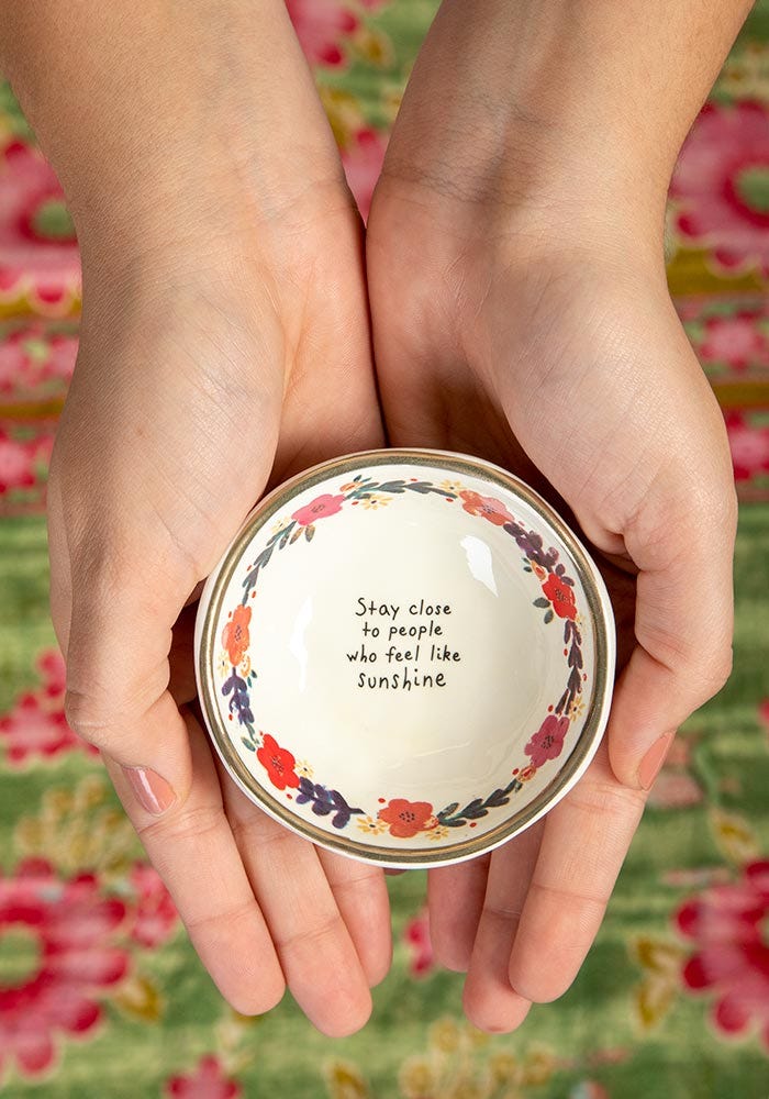 Natural Life Giving Trinket Bowl Sunshine - Home Decorations - Big Sun Vernon