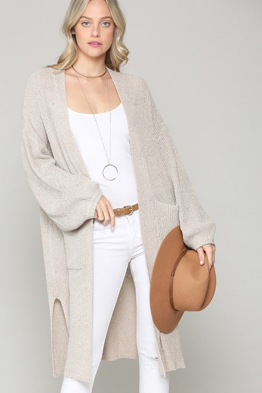 Sarah Oversized Knit Cardigan - Womens Sweaters - Big Sun Vernon