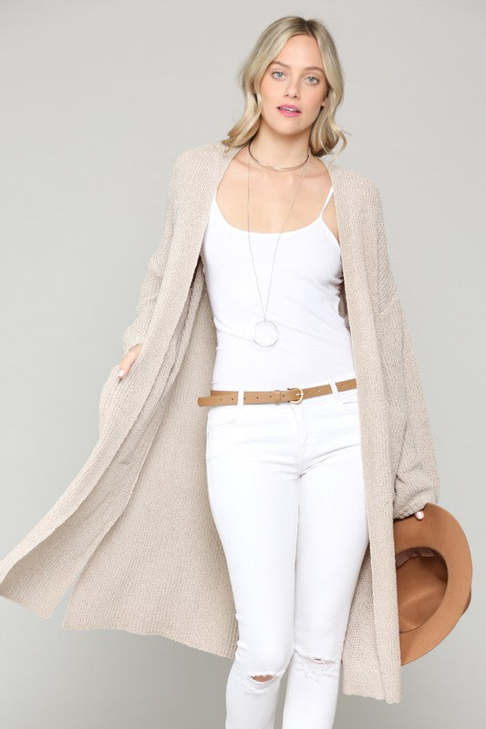 Sarah Oversized Knit Cardigan - Womens Sweaters - Big Sun Vernon