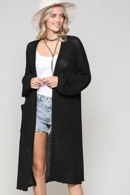 Sarah Oversized Knit Cardigan - Womens Sweaters - Big Sun Vernon