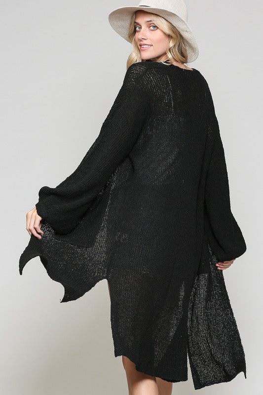 Sarah Oversized Knit Cardigan - Womens Sweaters - Big Sun Vernon