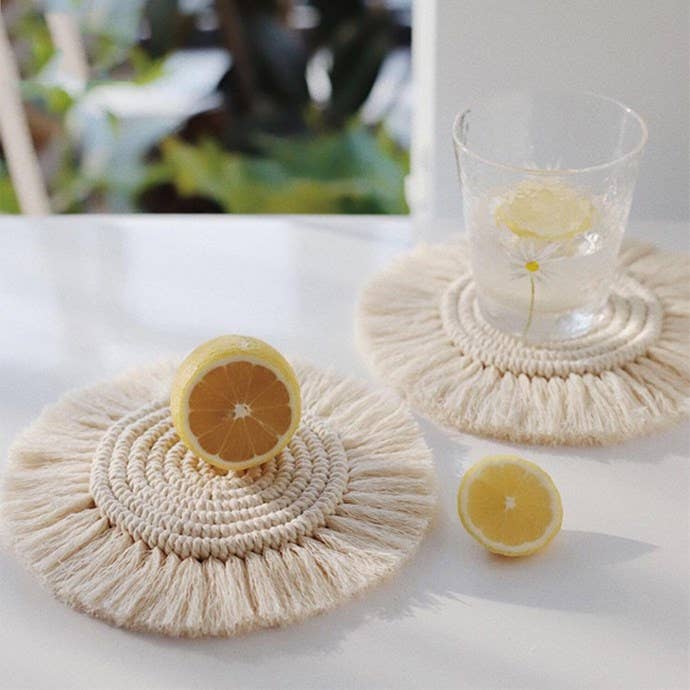 Macrame Bohemian Coasters - Home Decorations - Big Sun Vernon