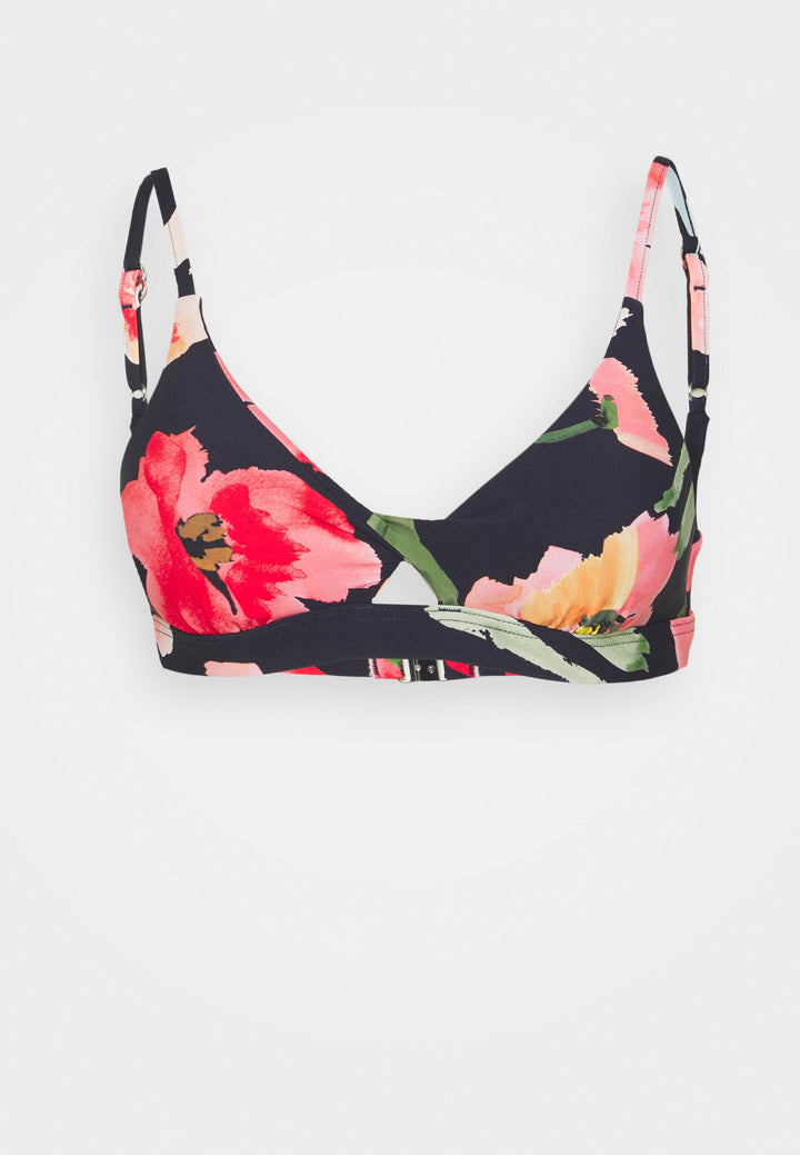 Seafolly Summer Memoirs Twist Front Bralette - Womens Bralette Bikini Tops - Big Sun Vernon