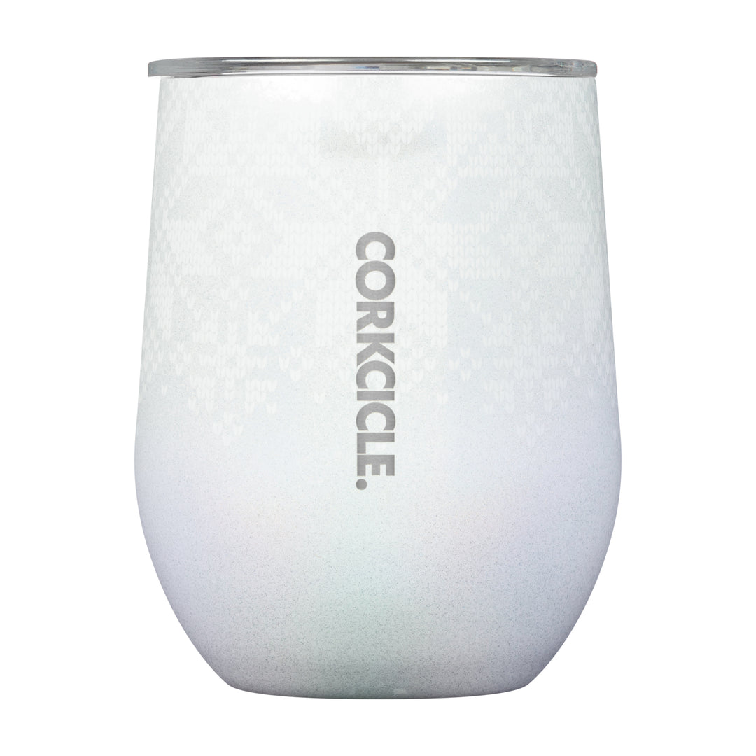 Corkcicle Fairisle Stemless Wine Glass 12oz - Stemless - Big Sun Vernon