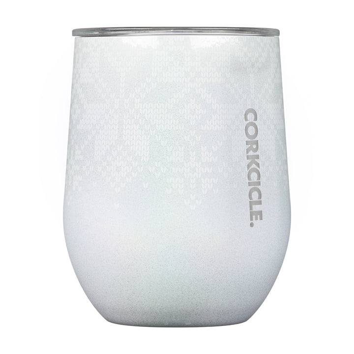 Corkcicle Fairisle Stemless Wine Glass 12oz - Stemless - Big Sun Vernon
