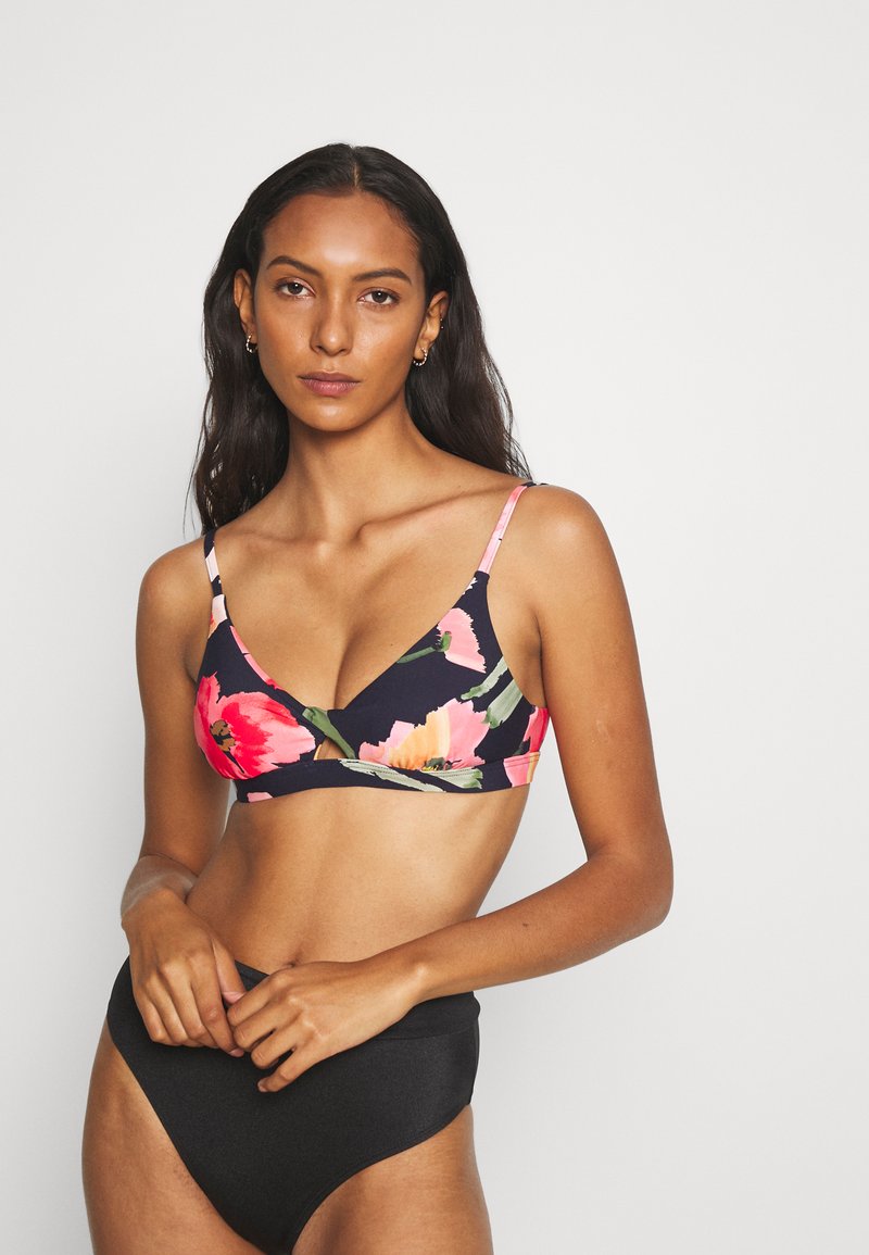 Seafolly Summer Memoirs Twist Front Bralette - Womens Bralette Bikini Tops - Big Sun Vernon