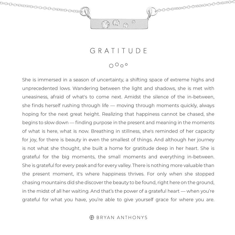 Bryan Anthony's Gratitude Necklace - Necklace - Big Sun Vernon