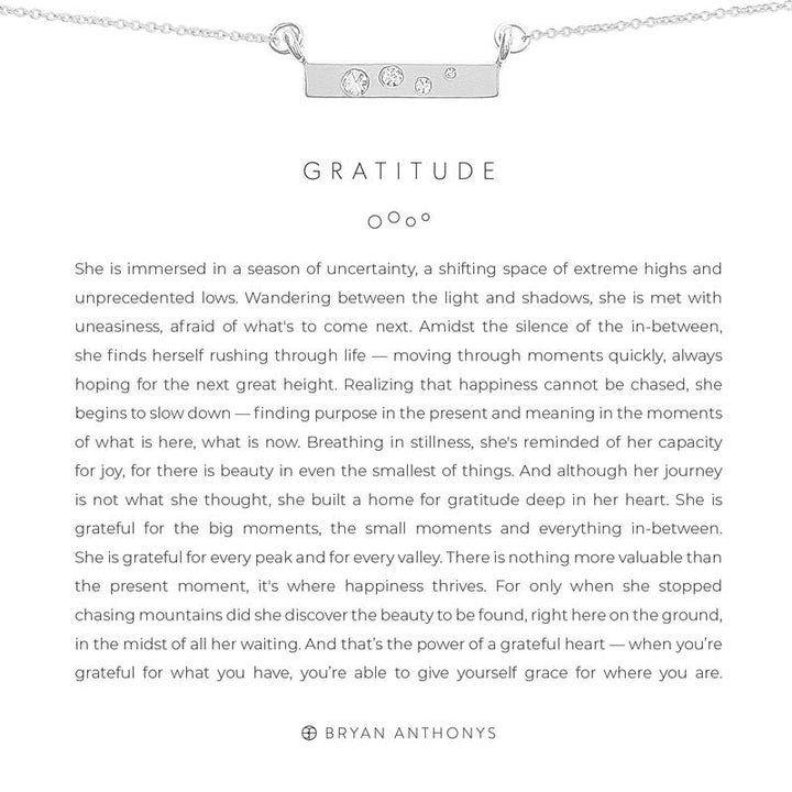 Bryan Anthony's Gratitude Necklace - Necklace - Big Sun Vernon