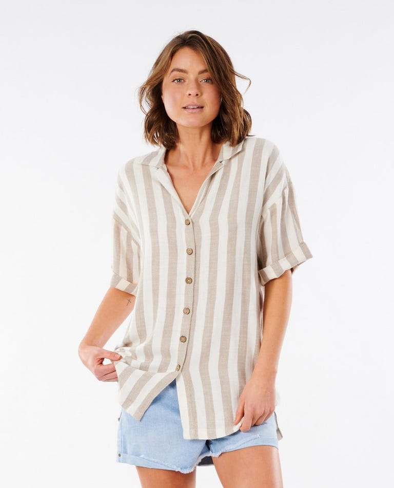 Rip Curl Ashore Stripe Shirt - Womens Blouse - Big Sun Vernon