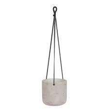Sm Hanging Planter-Gry-4.5"D - Planters - Big Sun Vernon