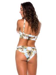 Malai Retro Hawaii Paramount Bottom - Womens Low Bikini Bottoms - Big Sun Vernon