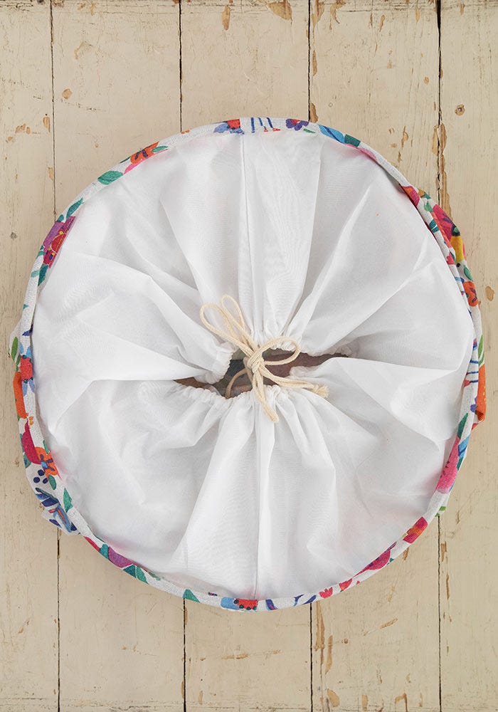 Natural Life Laundry Bag Bright Floral - Home Decorations - Big Sun Vernon