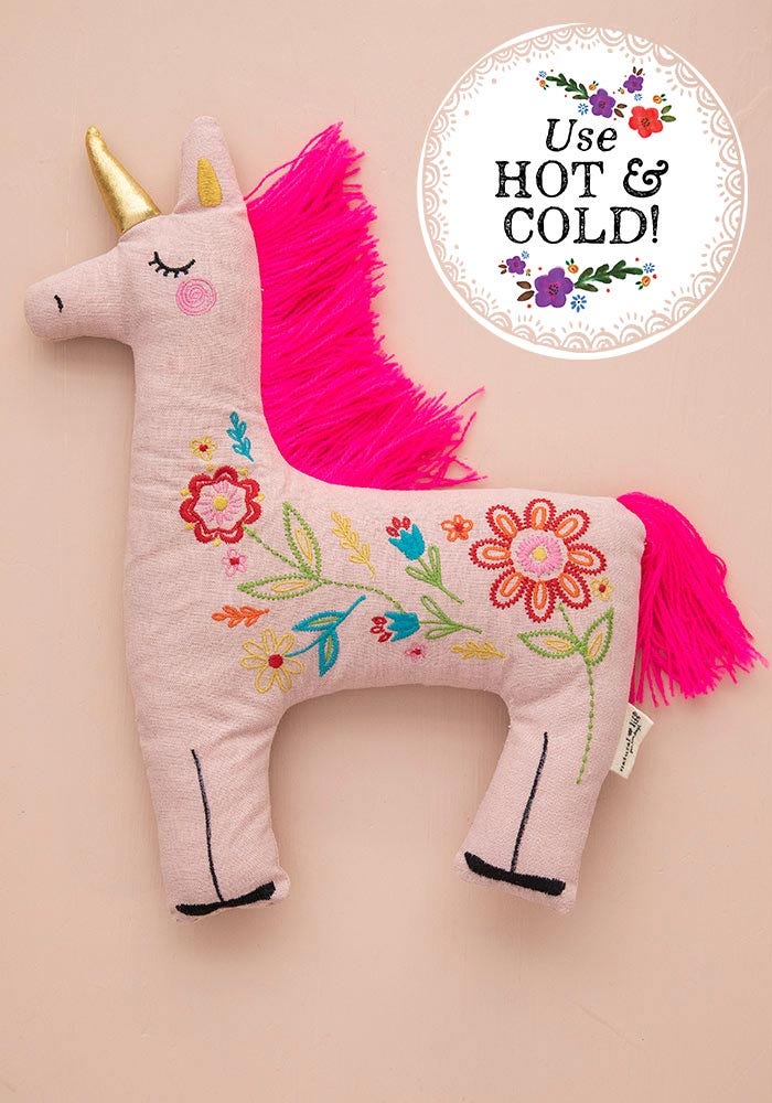 Natural Life Heating Pad Unicorn - Home Decorations - Big Sun Vernon