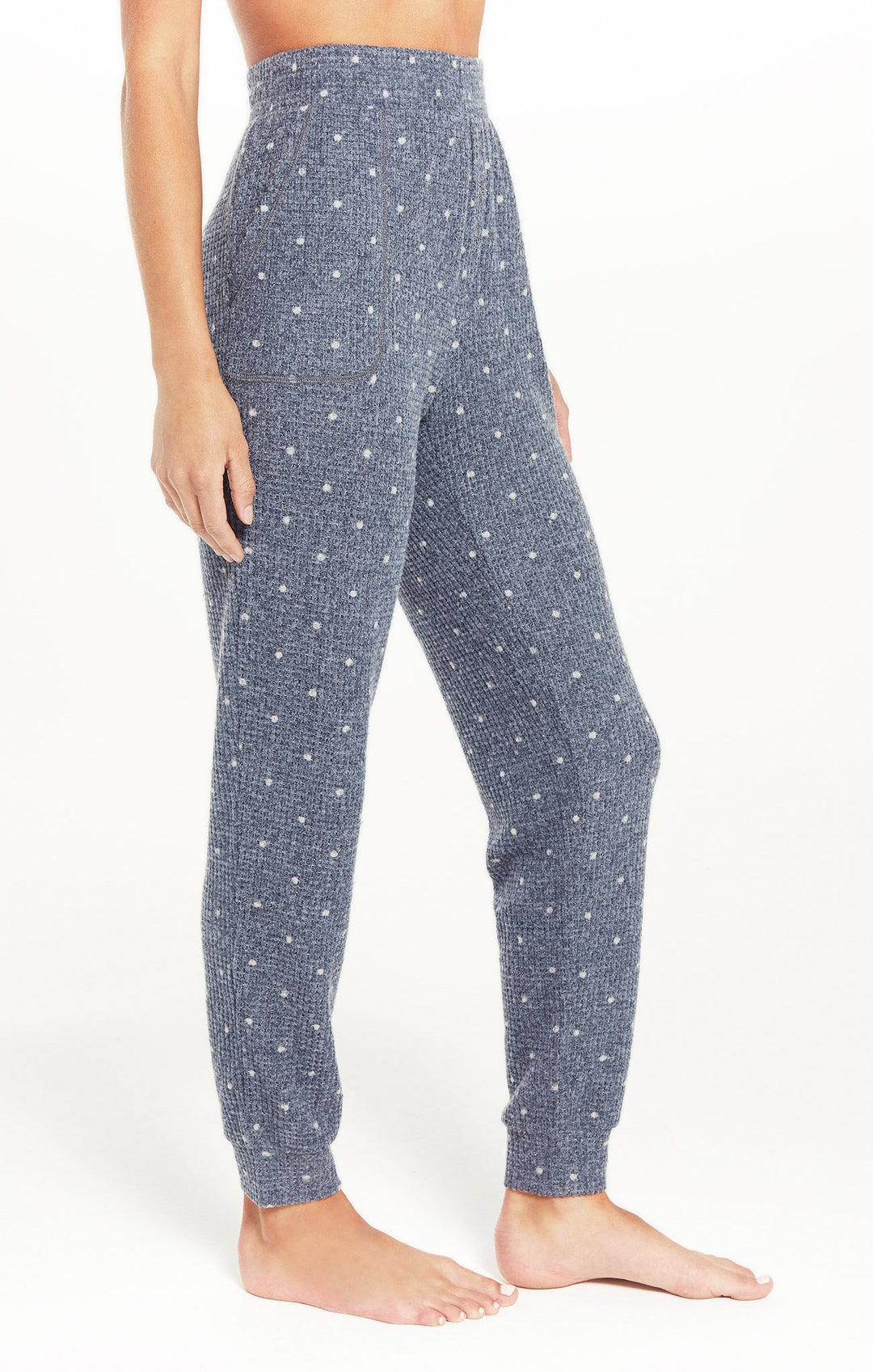 Z Supply Cozy Dot Jogger - Womens Sleep Bottoms - Big Sun Vernon