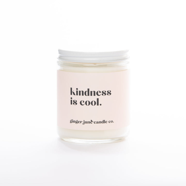 Ginger June "Kindness is Cool" Soy Candle - Home Decorations - Big Sun Vernon