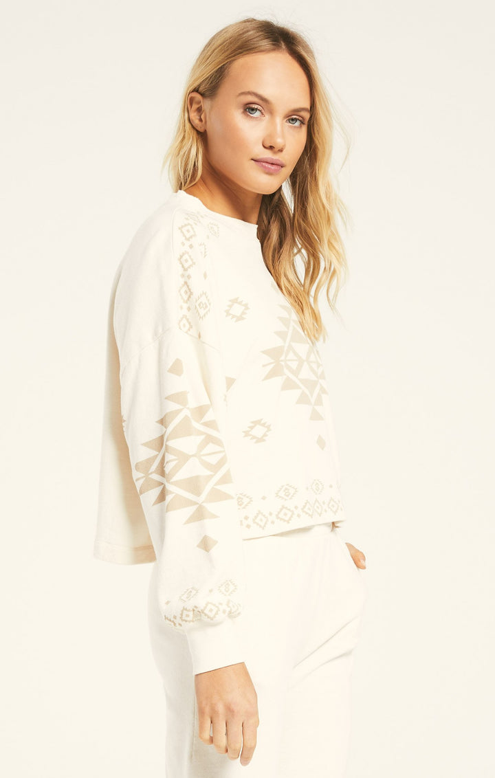 Z Supply Lea Sweatshirt - Womens Long Sleeves - Big Sun Vernon