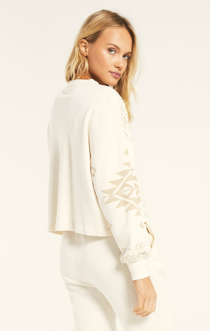 Z Supply Lea Sweatshirt - Womens Long Sleeves - Big Sun Vernon