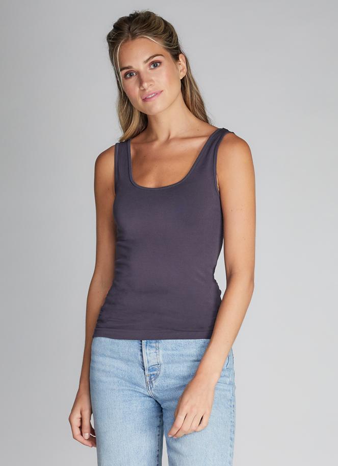 C'Est Moi Bamboo Short Tank Top - Womens Tanks - Big Sun Vernon  | Okanagan Beachwear