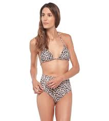 Malai Leopard Print Everest Bottom - Womens High Waisted Bikini Bottoms - Big Sun Vernon