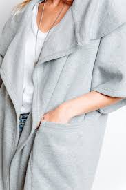 Z Supply Loft Fleece Oversized Cardigan - Womens Sweaters - Big Sun Vernon