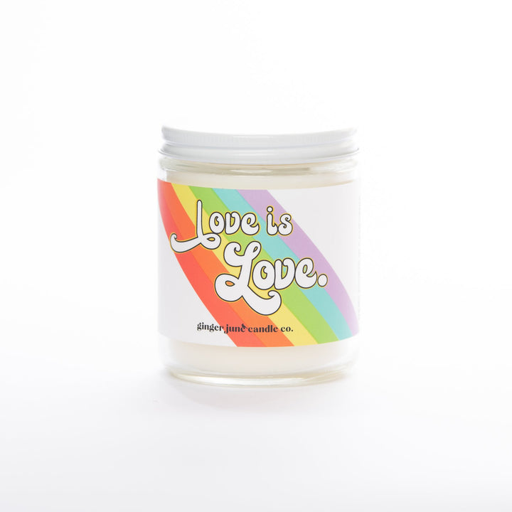 Ginger June "Love is Love" Soy Candle - Home Decorations - Big Sun Vernon