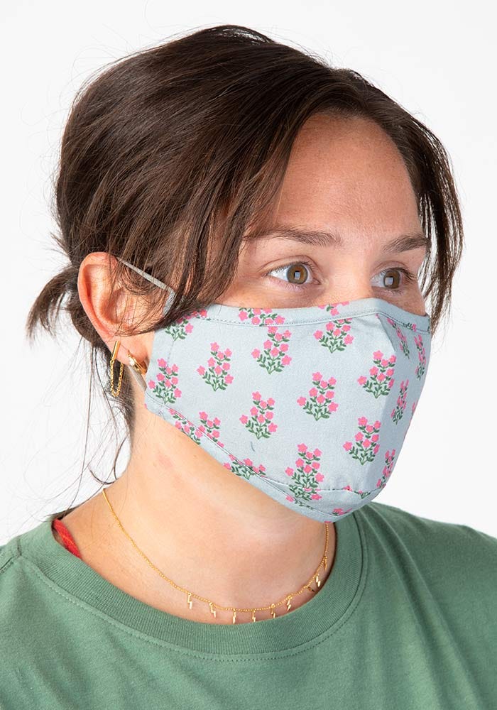 Natural Life Face Mask Sage Folk Bouquet - Womens Face Masks - Big Sun Vernon