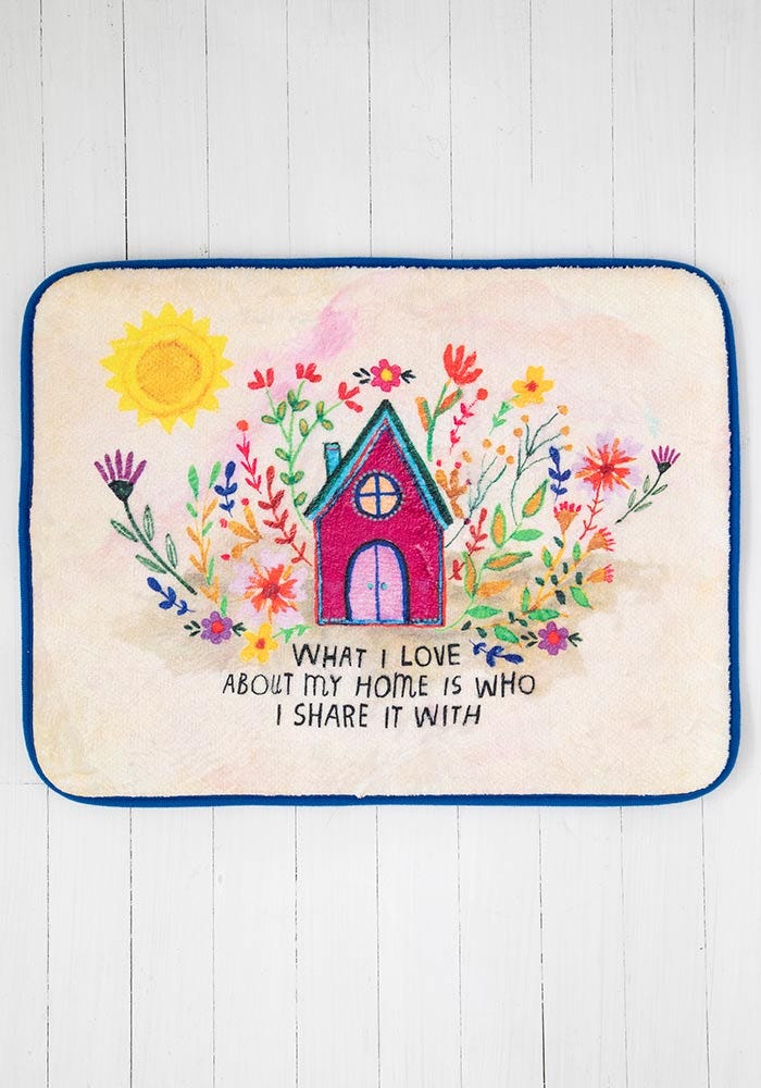 Natural Life Drying Mat What I Love - Home Decorations - Big Sun Vernon