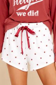 Z Supply Mia Dot Short - Womens Sleep Bottoms - Big Sun Vernon