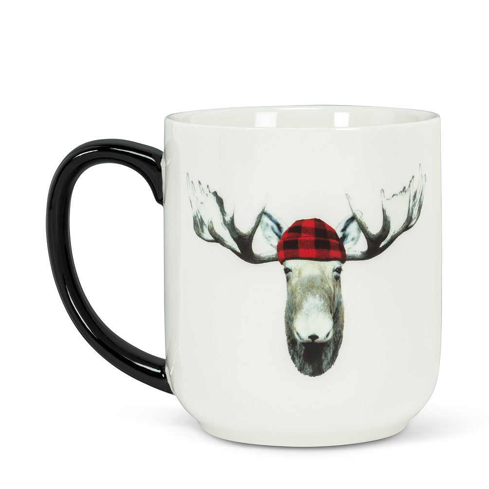 Red/Blk Jack Moose Mug - Mugs - Big Sun Vernon