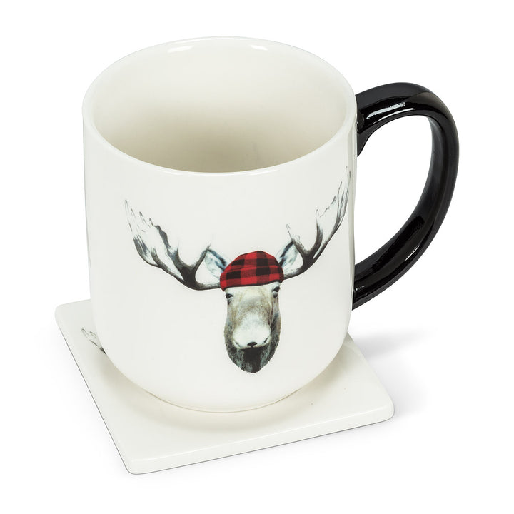 Red/Blk Jack Moose Mug - Mugs - Big Sun Vernon