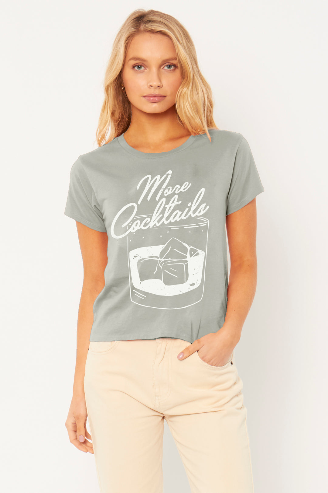 Amuse More More More S/S Fitted Tee - Womens Tees - Big Sun Vernon