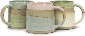 Blu/Grn Rustic Style Mug - Mugs - Big Sun Vernon