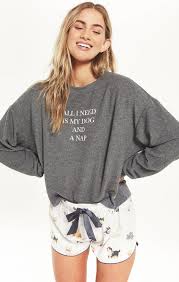 Z Supply Elle All I Need Sweatshirt - Womens Long Sleeves - Big Sun Vernon