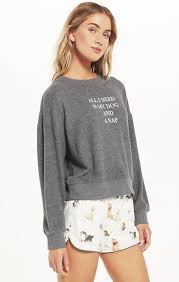 Z Supply Elle All I Need Sweatshirt - Womens Long Sleeves - Big Sun Vernon