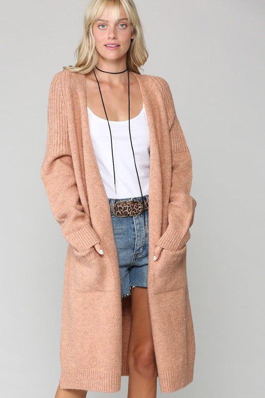 Ollie Midi Knit Cardigan - Womens Sweaters - Big Sun Vernon