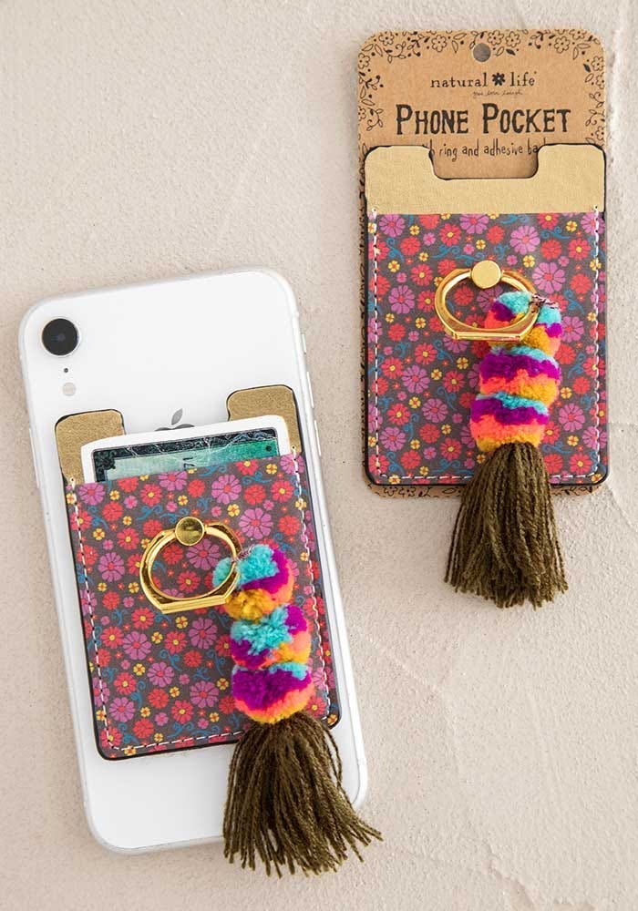 Natural Life Phone Pocket Ring Floral Ditsy - Home Decorations - Big Sun Vernon