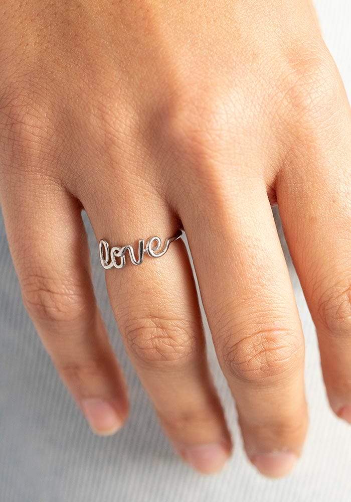 Natural Life Wire Ring Love - Ring - Big Sun Vernon