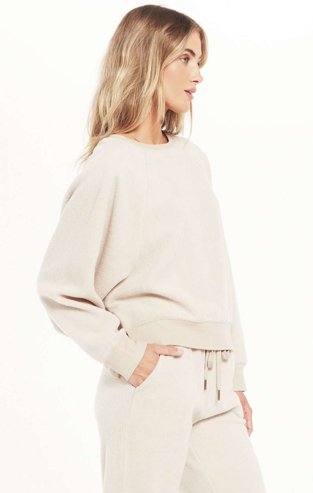 Z Supply Sleep over Raglan Sweatshirt - Womens Long Sleeves - Big Sun Vernon