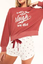 Z Supply Elle Sleigh Sweatshirt - Womens Long Sleeves - Big Sun Vernon